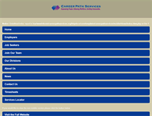 Tablet Screenshot of careerpathservices.org